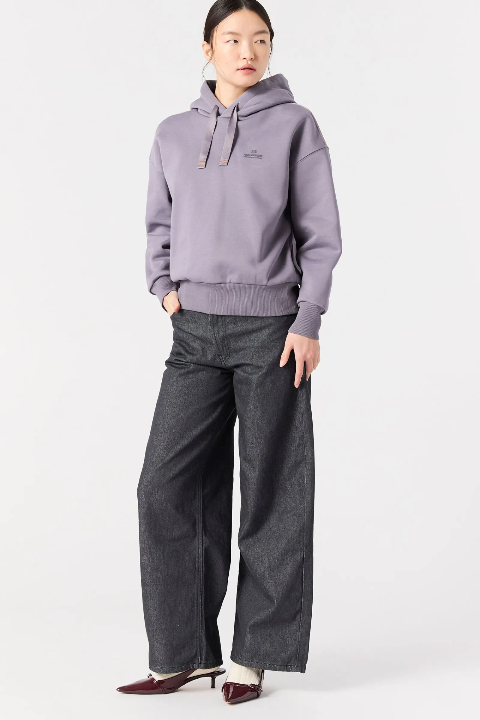 Parajumpers Sweaters-SABRI - SWEATER MET CAPUCHON RABBIT GREY