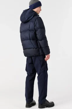 Parajumpers Donsjassen-SENTO - DONSJACK MET CAPUCHON BLUE NAVY