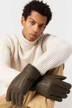Parajumpers Handschoenen|Handschoenen-SHEARLING - HANDSCHOENEN TOBACCO