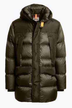 Parajumpers Donsjassen|Jasjes-SHEDIR - PARKA MET CAPUCHON OLIVE GREY