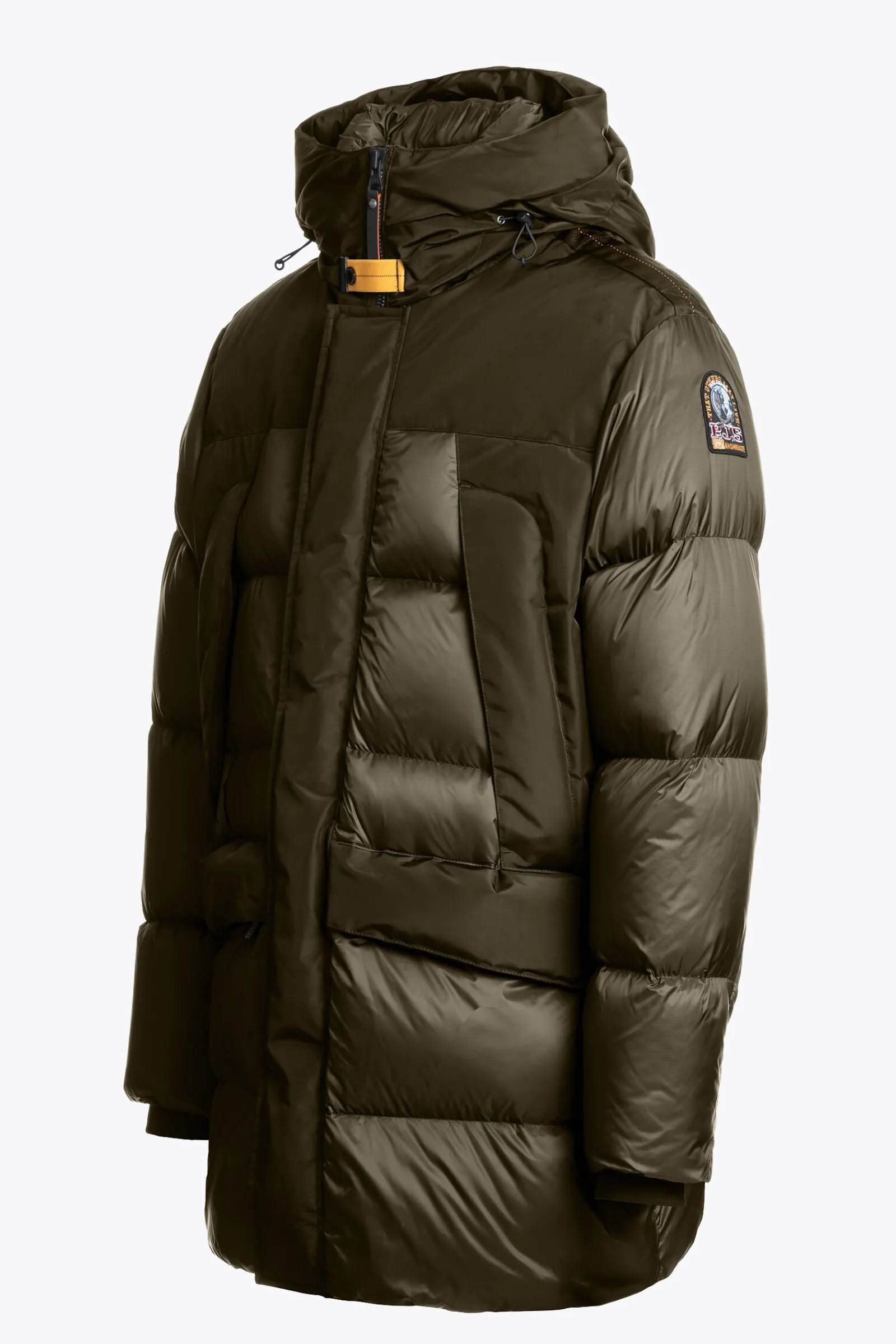 Parajumpers Donsjassen|Jasjes-SHEDIR - PARKA MET CAPUCHON OLIVE GREY