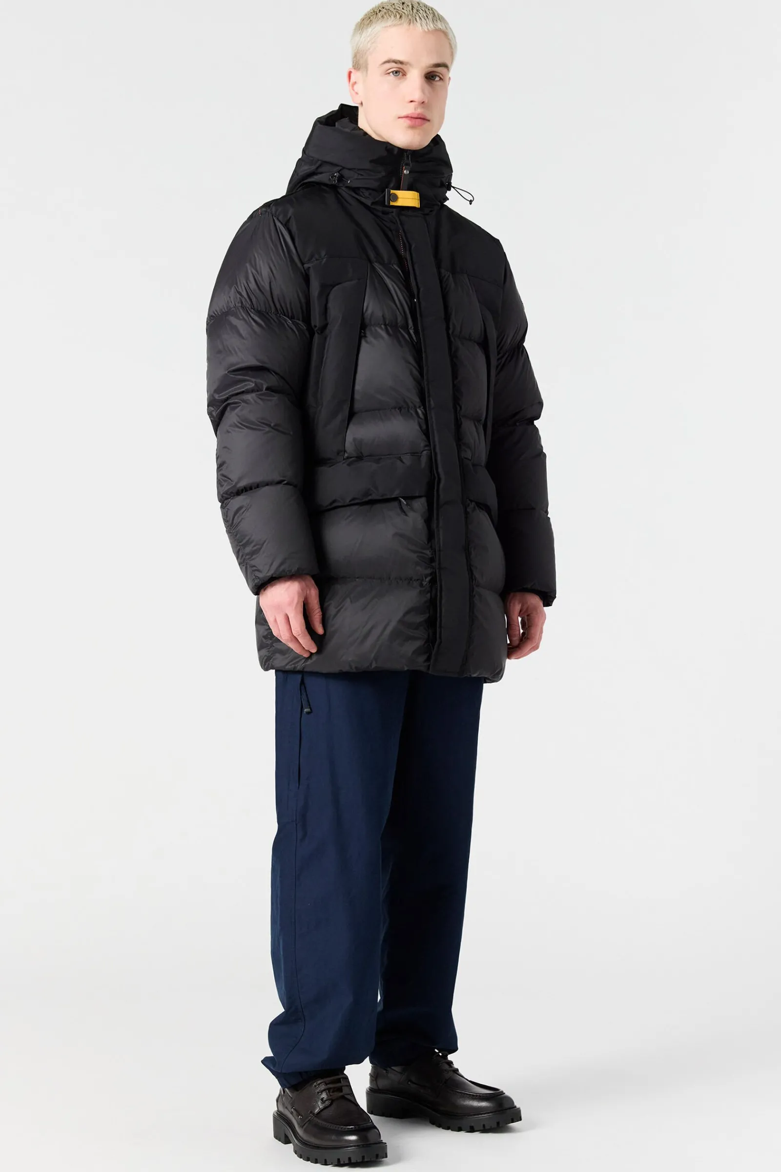 Parajumpers Donsjassen|Jasjes-SHEDIR - PARKA MET CAPUCHON BLUE NAVY