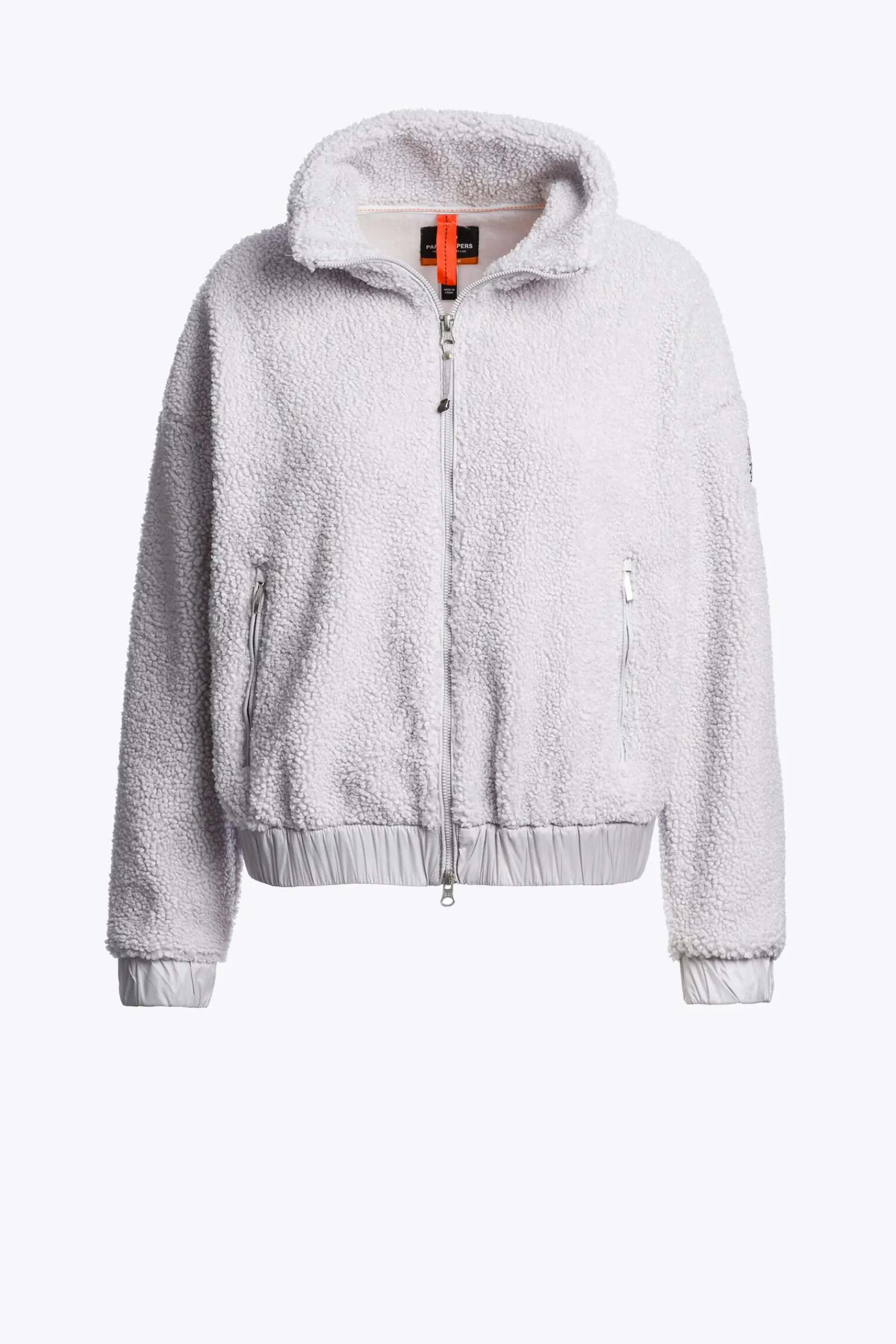 Parajumpers Sweaters-SORI - SWEATER MET VOLLEDIGE RITS PEARL GREY