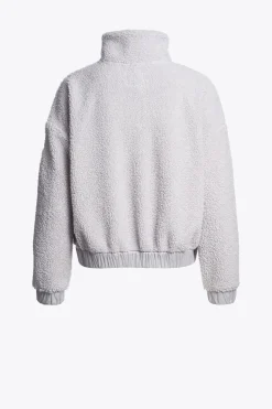 Parajumpers Sweaters-SORI - SWEATER MET VOLLEDIGE RITS PEARL GREY