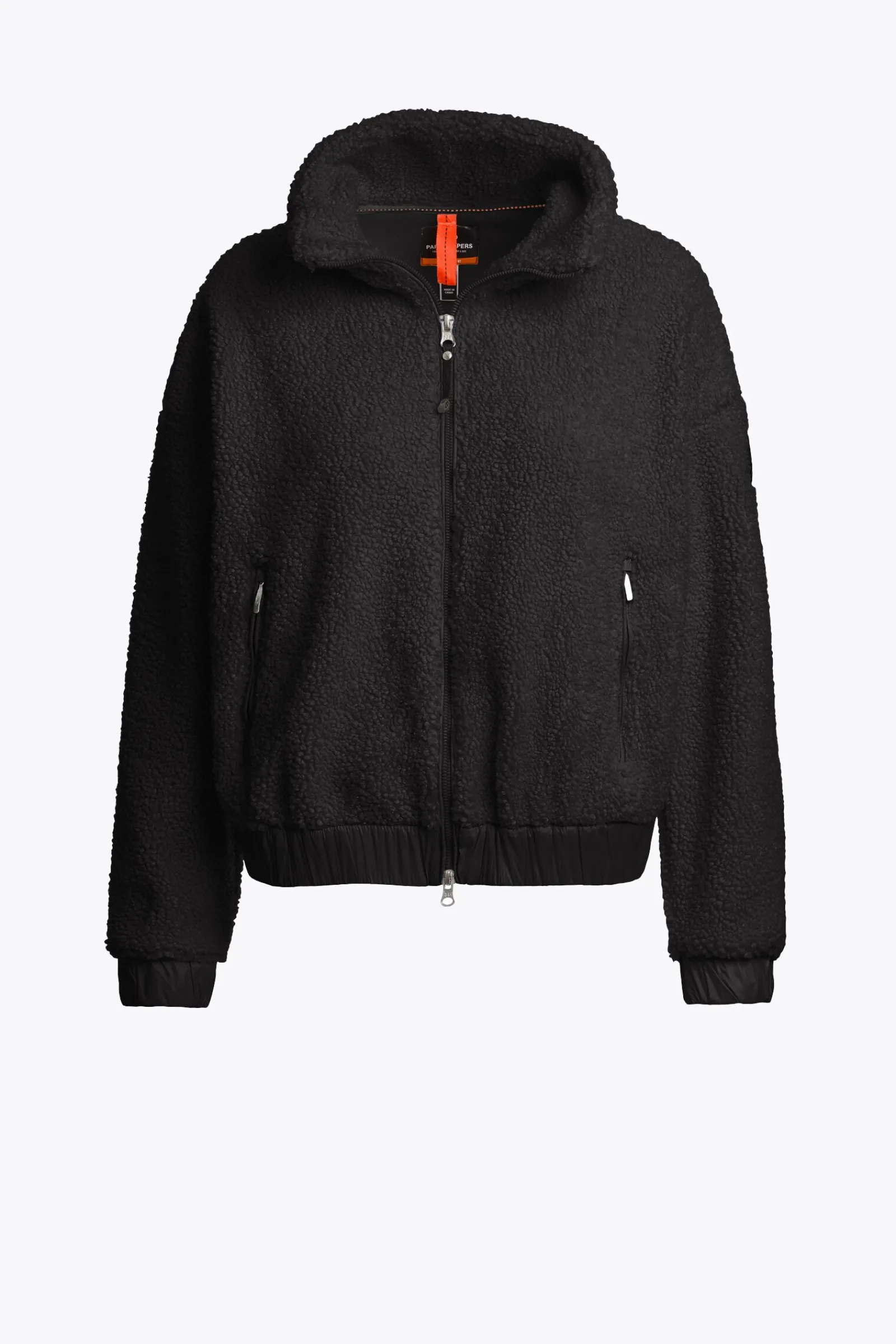 Parajumpers Sweaters-SORI - SWEATER MET VOLLEDIGE RITS BLACK