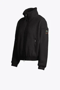 Parajumpers Sweaters-SORI - SWEATER MET VOLLEDIGE RITS BLACK