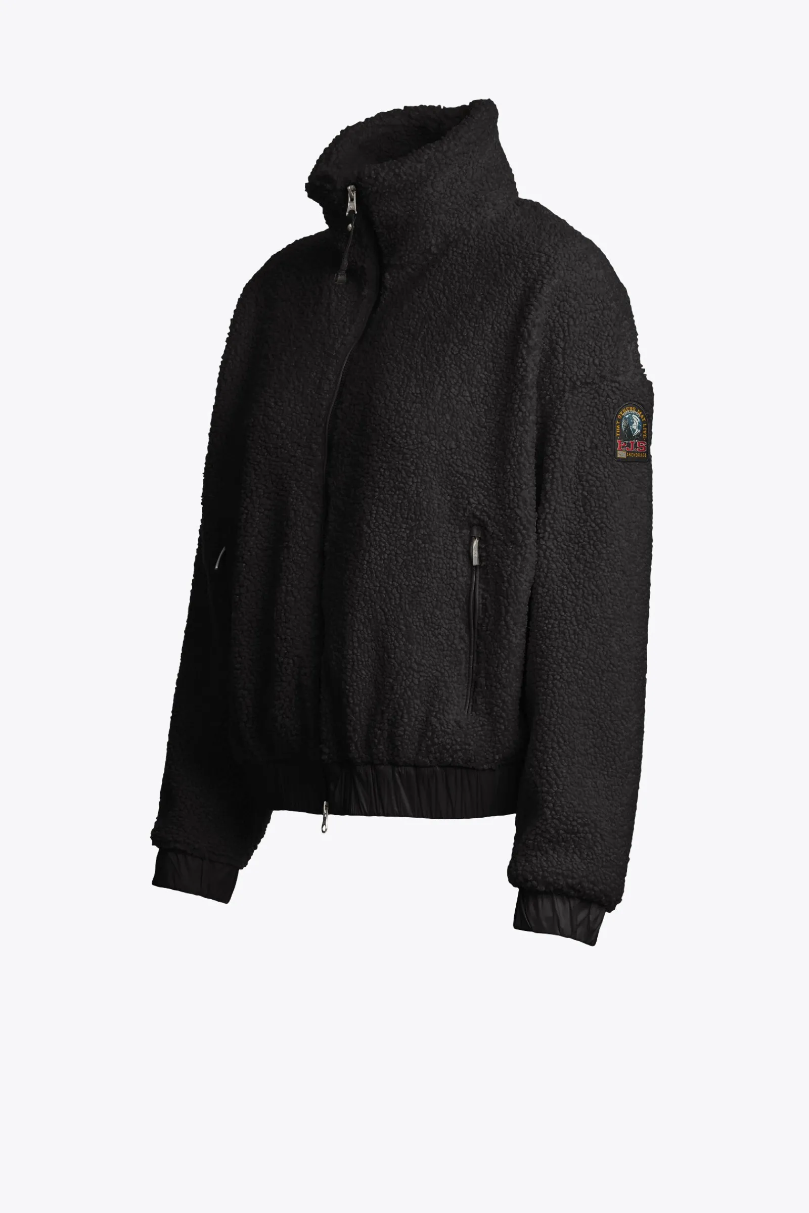 Parajumpers Sweaters-SORI - SWEATER MET VOLLEDIGE RITS BLACK