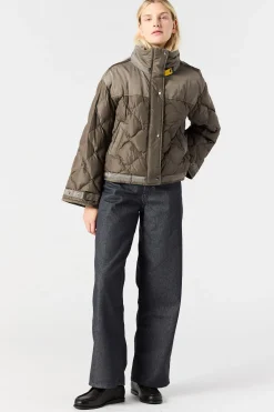 Parajumpers Donsjassen-SUMIDA - KORTE DONSJAS OLIVE GREY