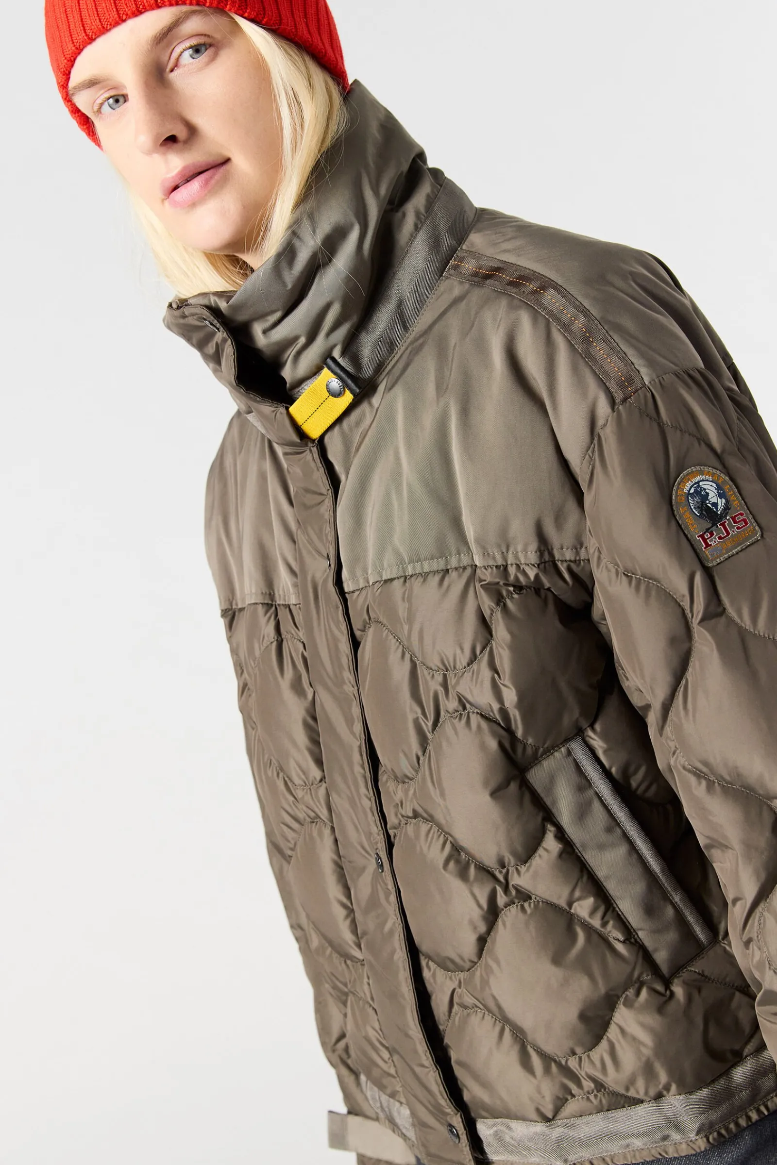 Parajumpers Donsjassen-SUMIDA - KORTE DONSJAS OLIVE GREY
