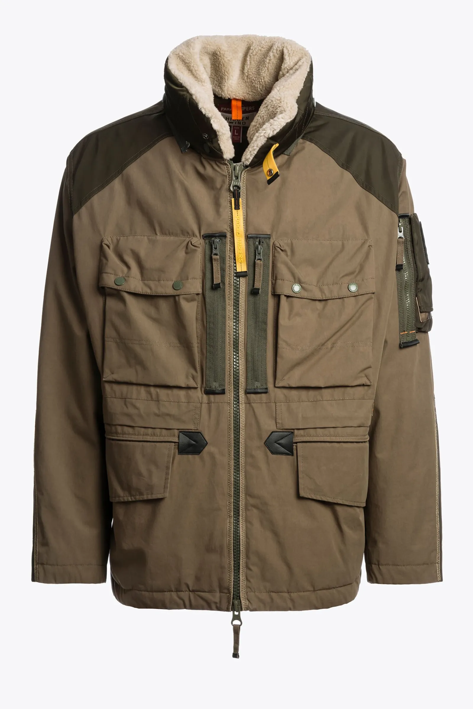 Parajumpers Donsjassen|Jasjes-SWORD B. - FIELD JACKET EARTH-DEEP MOSS