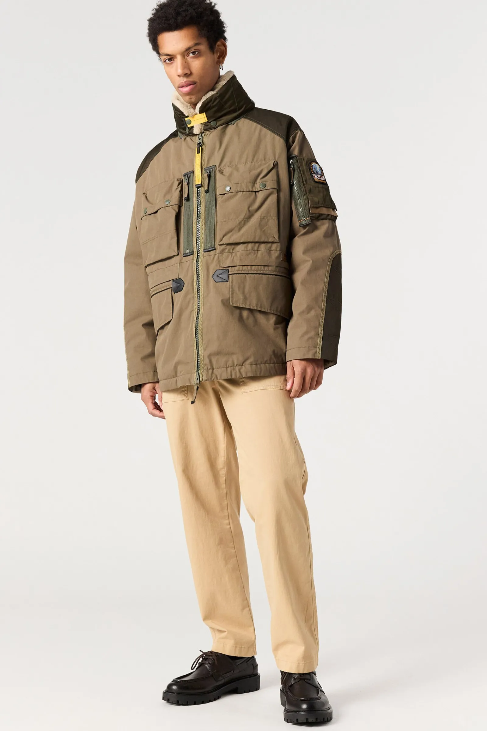 Parajumpers Donsjassen|Jasjes-SWORD B. - FIELD JACKET EARTH-DEEP MOSS