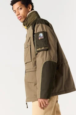 Parajumpers Donsjassen|Jasjes-SWORD B. - FIELD JACKET EARTH-DEEP MOSS