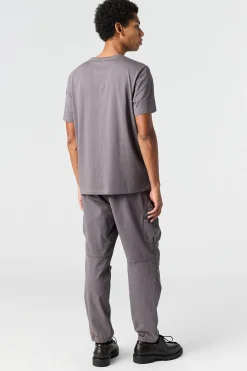 Parajumpers Polos En T-Shirts-TAPE - T-SHIRT PEWTER