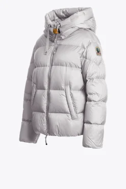 Parajumpers Donsjassen-TILLY - DONSJACK MET CAPUCHON PEARL GREY