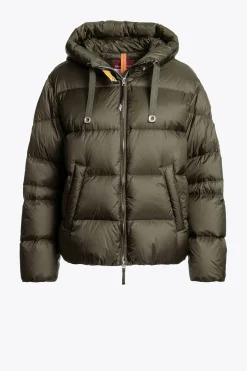 Parajumpers Donsjassen-TILLY - DONSJACK MET CAPUCHON OLIVE GREY