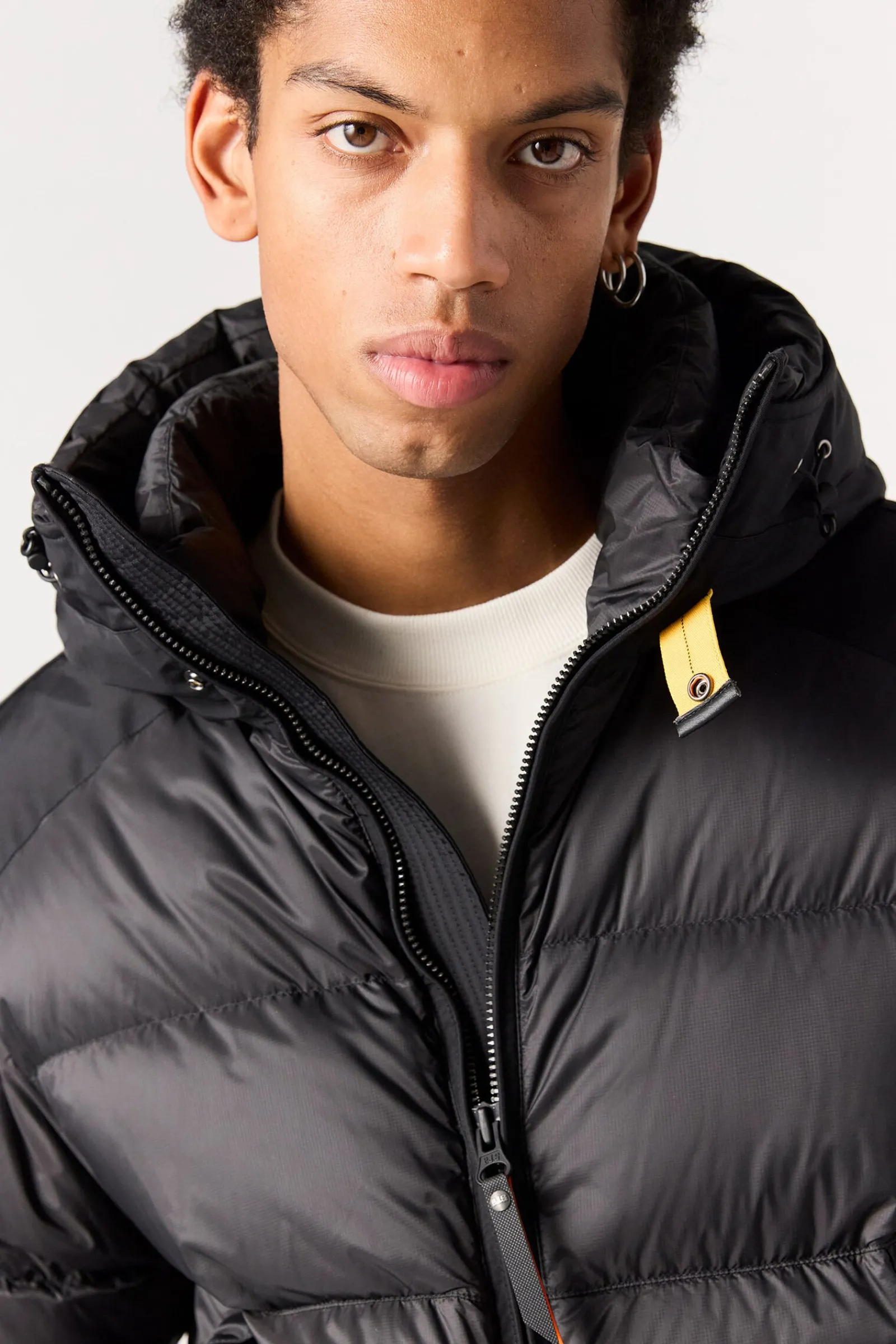 Parajumpers Donsjassen|Jasjes-TYRIK - JACK MET CAPUCHON BLACK