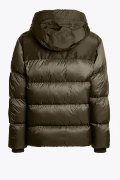 Parajumpers Donsjassen|Jasjes-TYRIK - JACK MET CAPUCHON OLIVE GREY