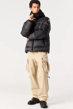 Parajumpers Donsjassen|Jasjes-TYRIK - JACK MET CAPUCHON OLIVE GREY