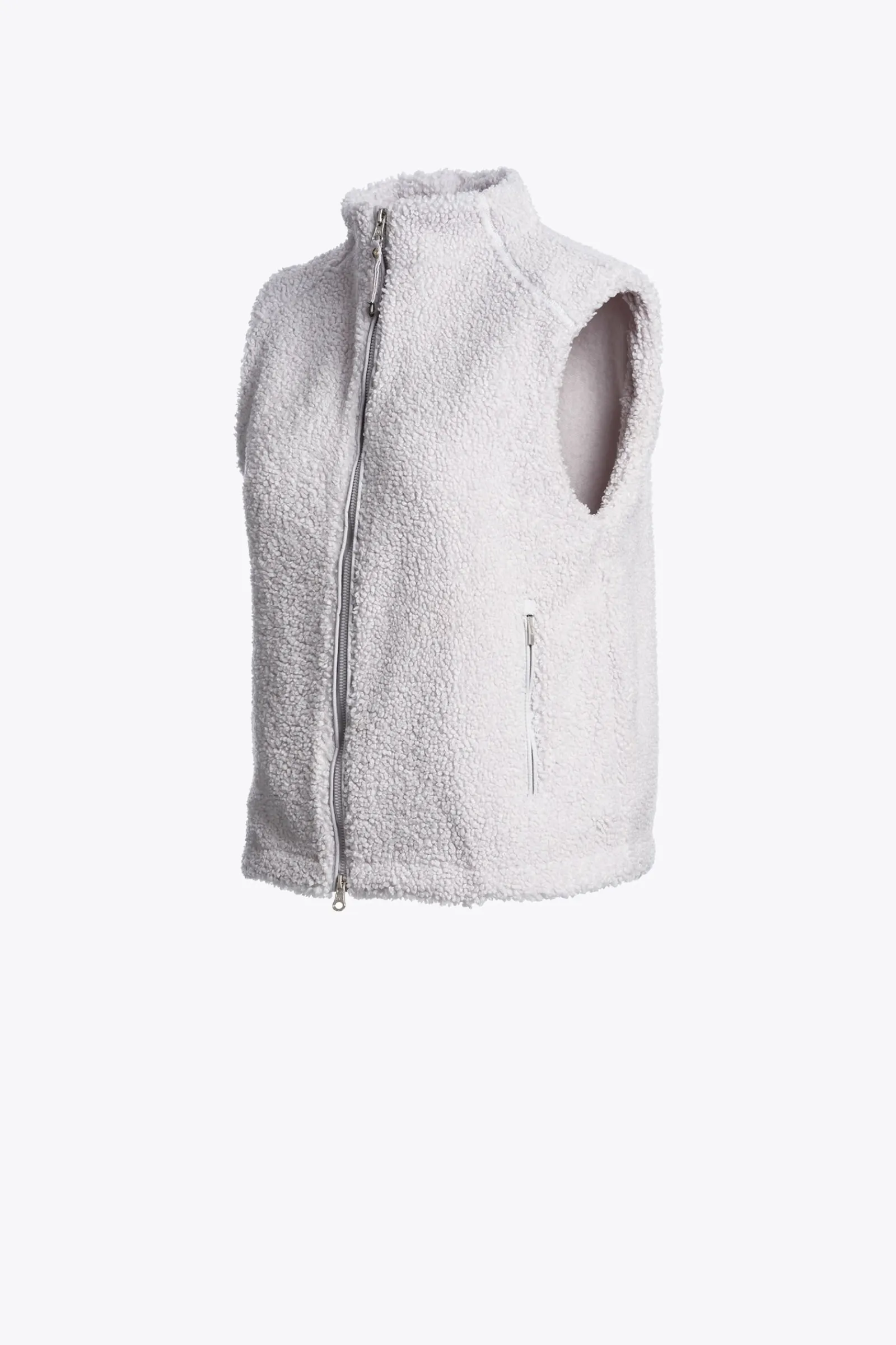 Parajumpers Gilets|Sweaters-VENUS - GILET MET VOLLEDIGE RITS PEARL GREY