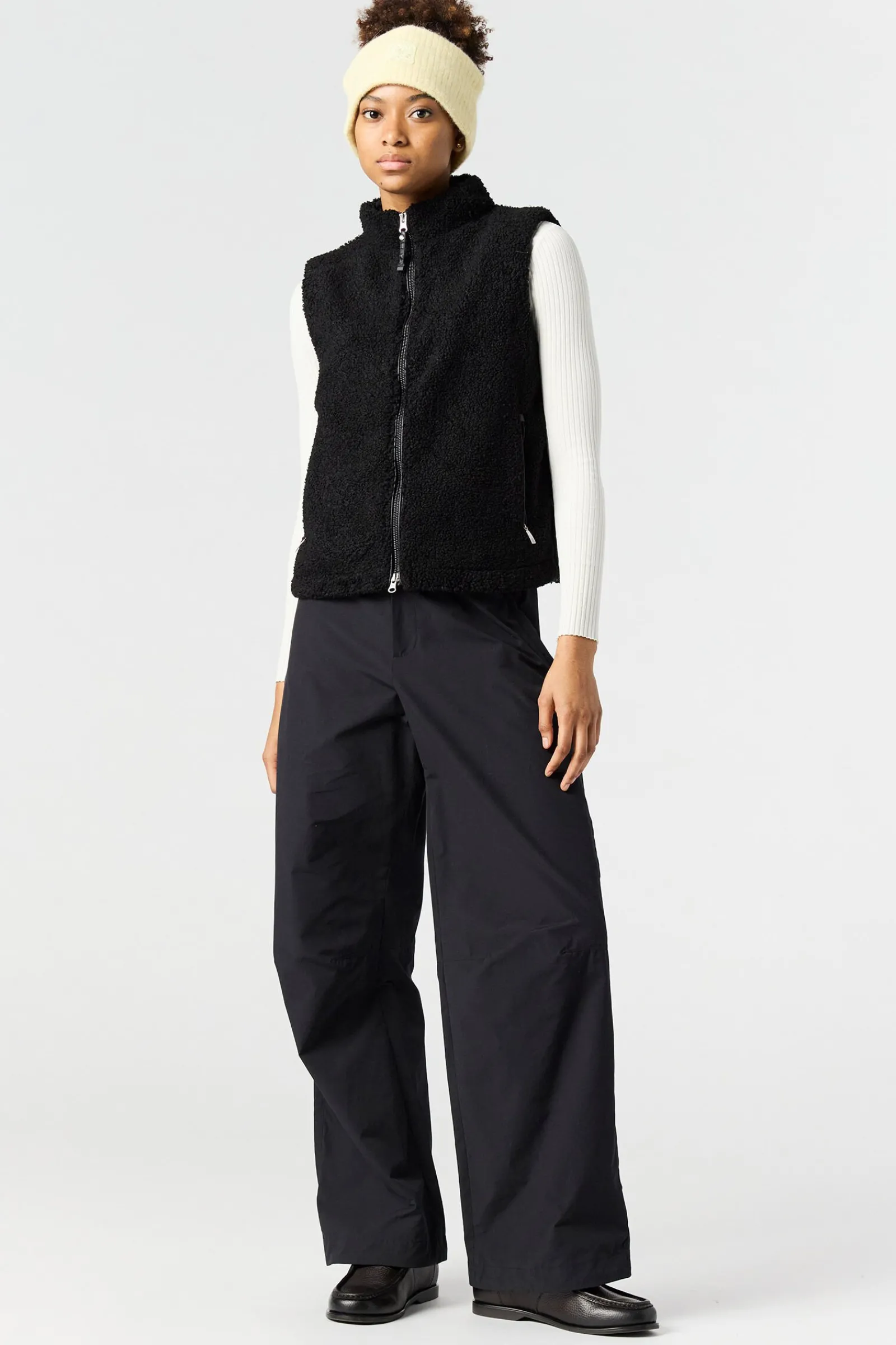 Parajumpers Gilets|Sweaters-VENUS - GILET MET VOLLEDIGE RITS BLACK