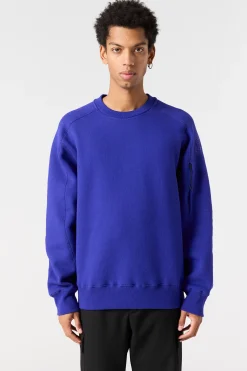 Parajumpers Sweaters-VIGGO - FLEECE MET RONDE HALS COSMIC BLUE