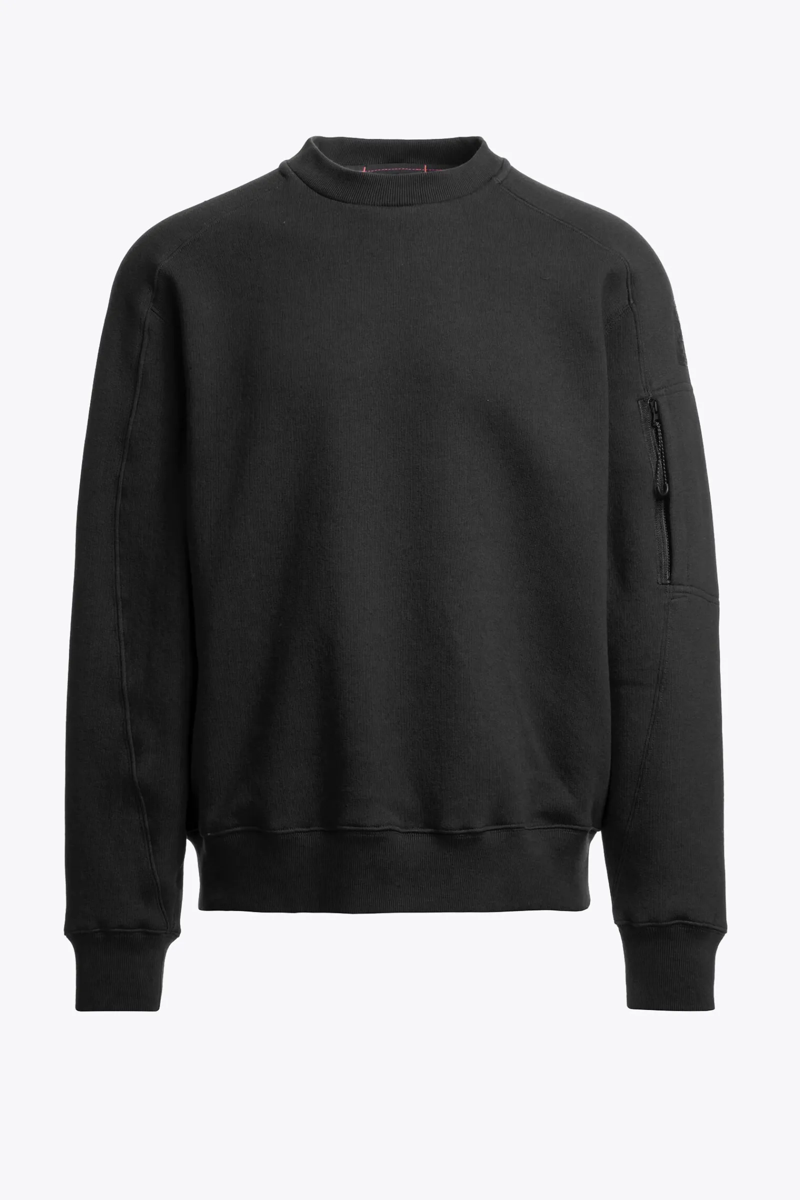 Parajumpers Sweaters-VIGGO - FLEECE MET RONDE HALS BLACK