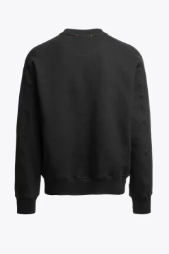 Parajumpers Sweaters-VIGGO - FLEECE MET RONDE HALS BLACK