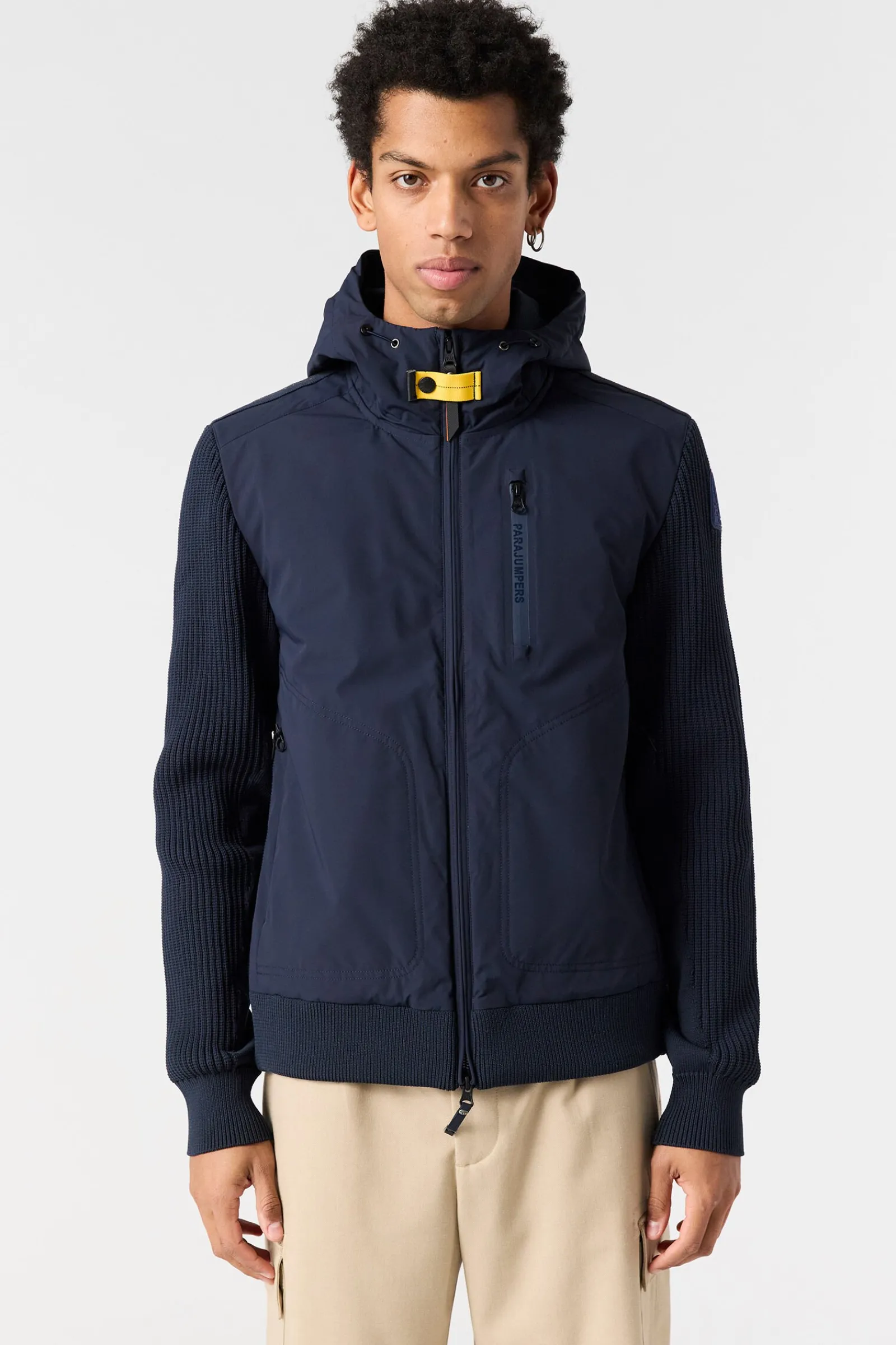 Parajumpers Tricot|Jasjes-WILLARD - VEST MET VOLLEDIGE RITS BLUE NAVY