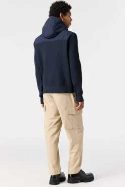 Parajumpers Tricot|Jasjes-WILLARD - VEST MET VOLLEDIGE RITS BLUE NAVY