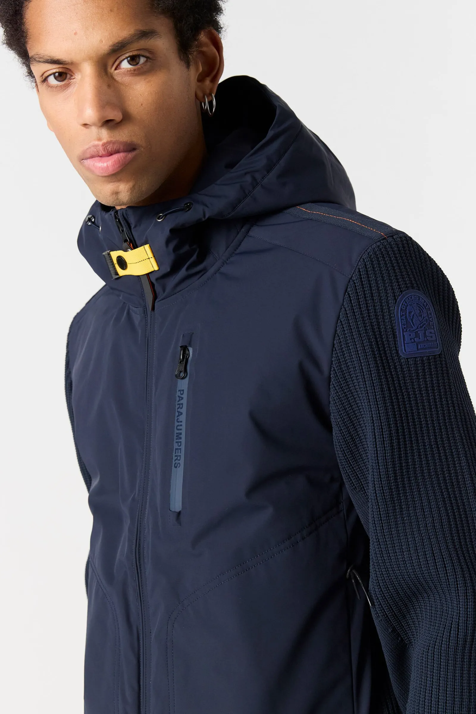 Parajumpers Tricot|Jasjes-WILLARD - VEST MET VOLLEDIGE RITS BLUE NAVY