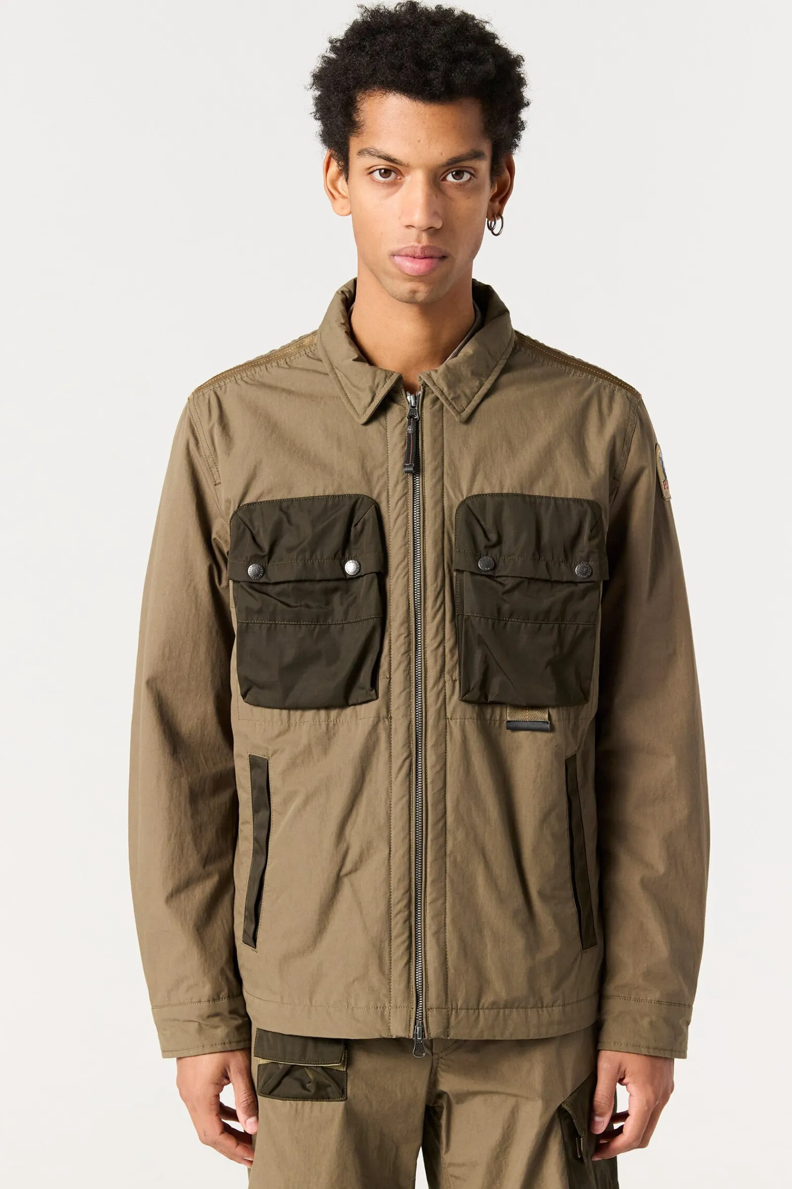 Parajumpers Overhemden-ZACHARY - OVERSHIRT EARTH-DEEP MOSS