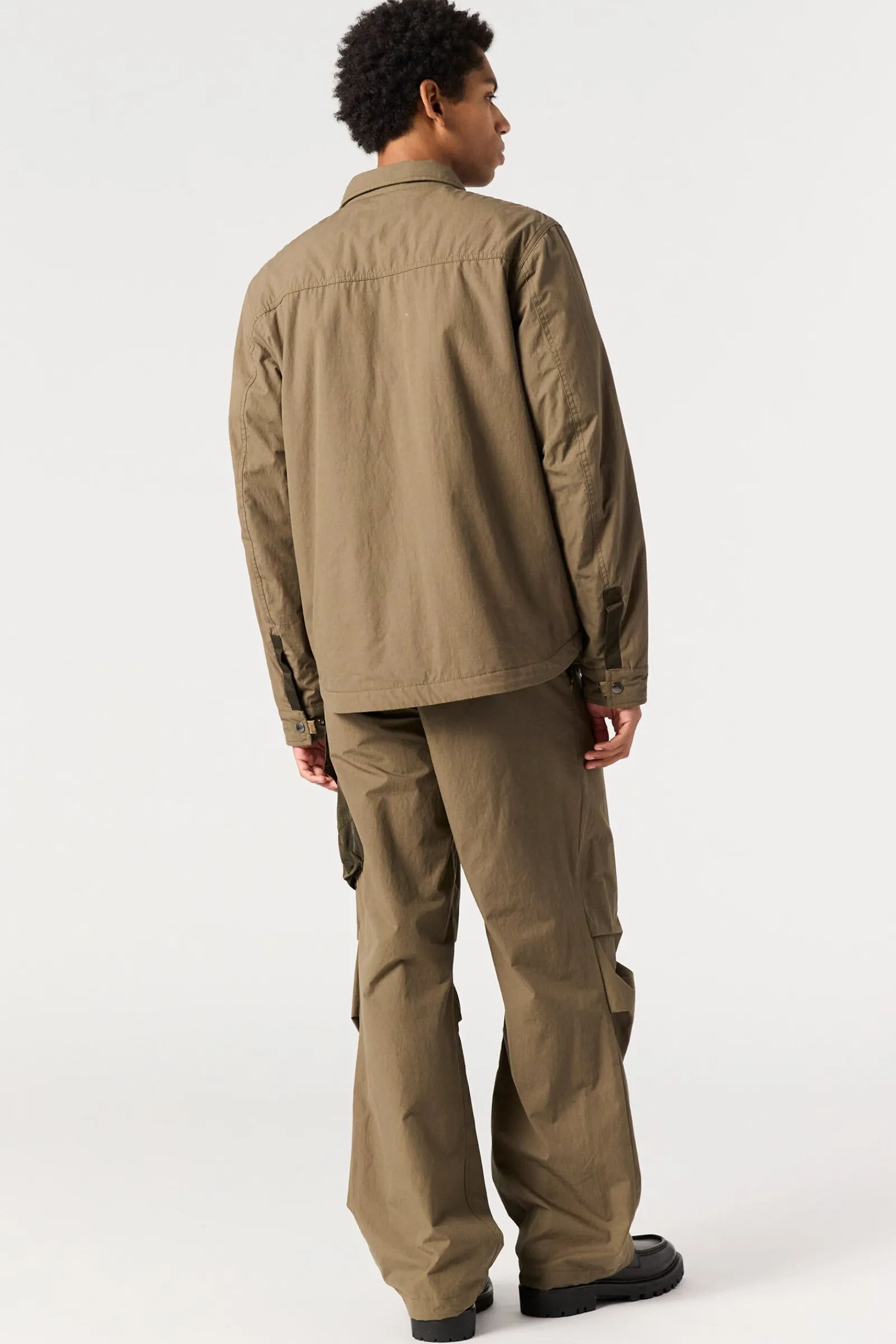 Parajumpers Overhemden-ZACHARY - OVERSHIRT EARTH-DEEP MOSS
