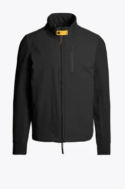 Parajumpers Tricot|Hybrids-ZORBA - VEST MET VOLLEDIGE RITS BLACK