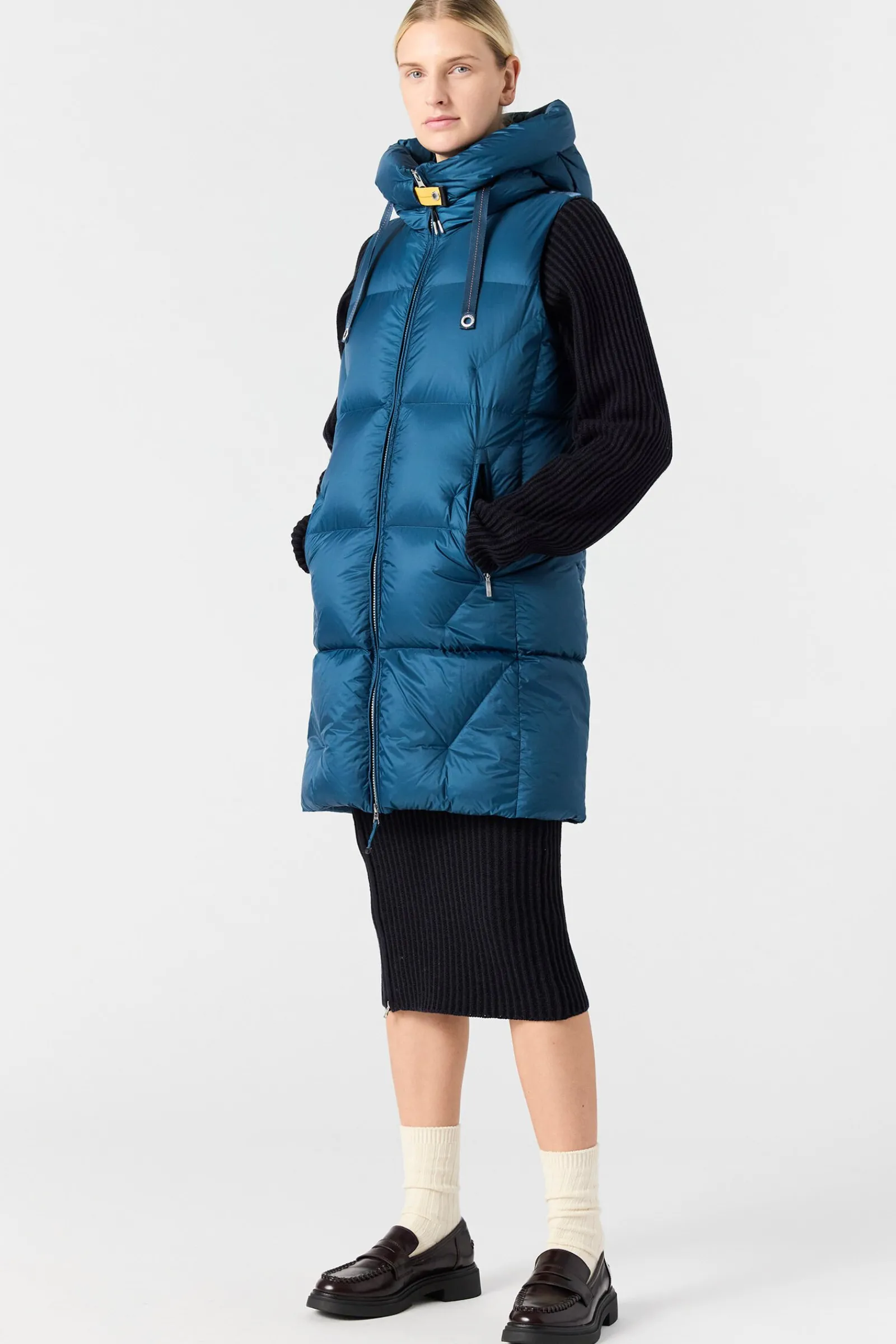 Parajumpers Gilets|Donsjassen-ZULY - GILET MET CAPUCHON INTERSTELLAR