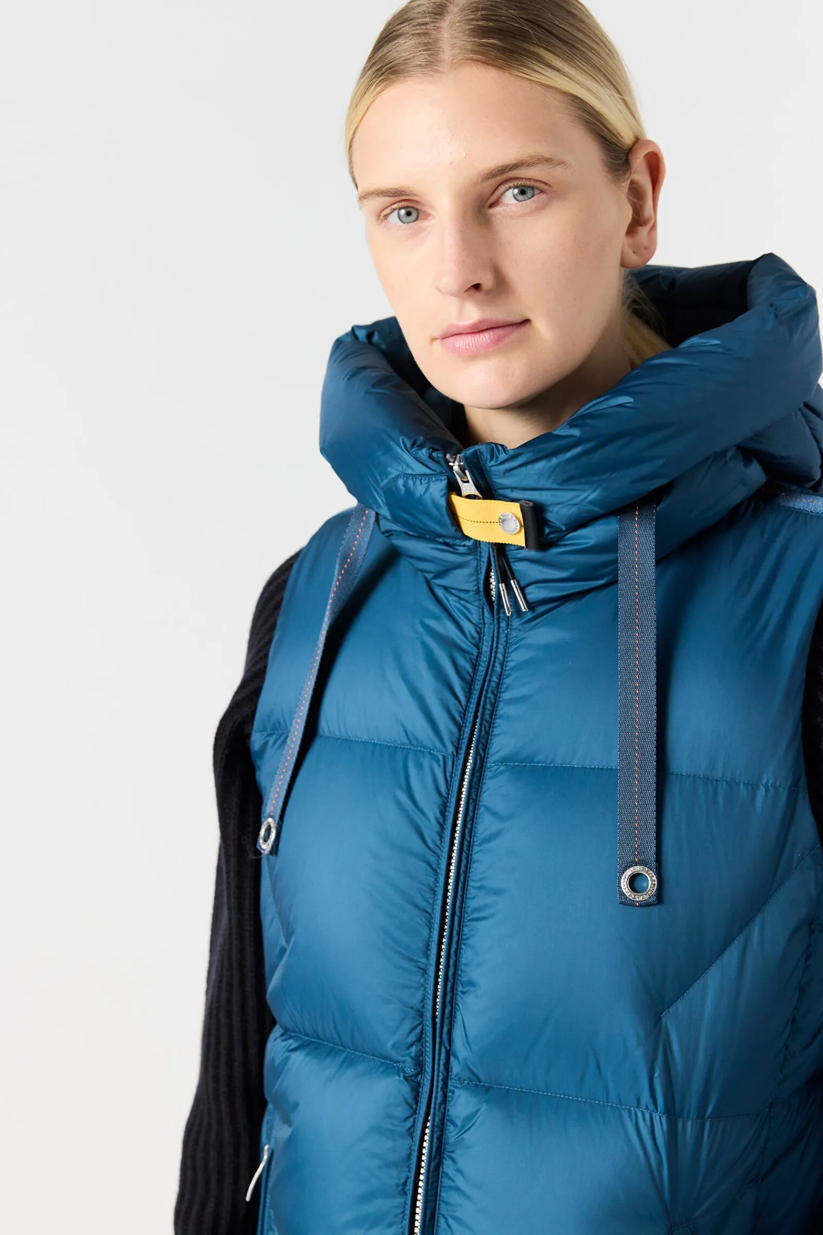 Parajumpers Gilets|Donsjassen-ZULY - GILET MET CAPUCHON INTERSTELLAR