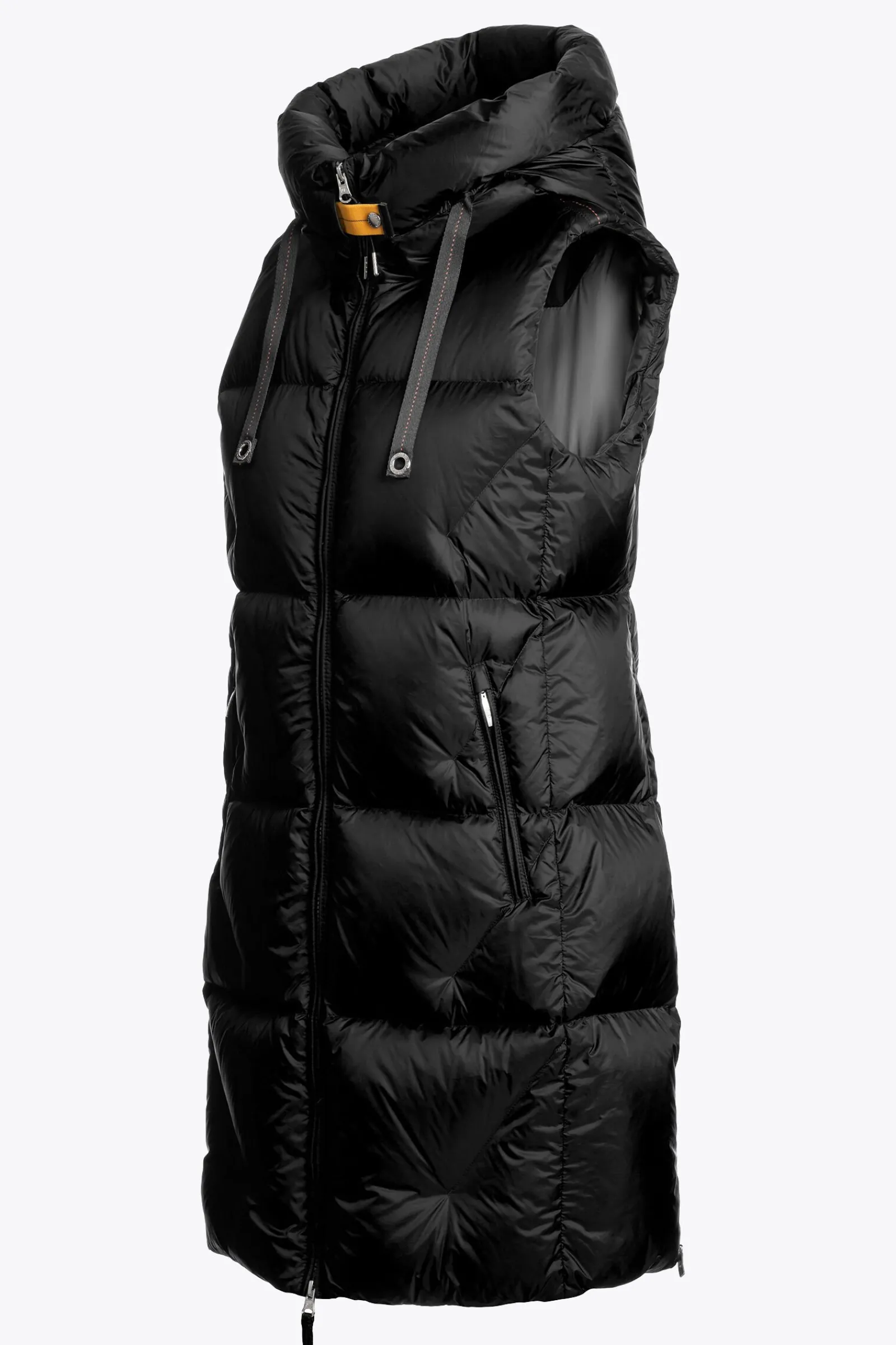 Parajumpers Gilets|Donsjassen-ZULY - GILET MET CAPUCHON BLACK