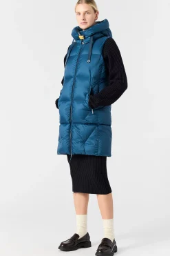 Parajumpers Gilets|Donsjassen-ZULY - GILET MET CAPUCHON BLACK